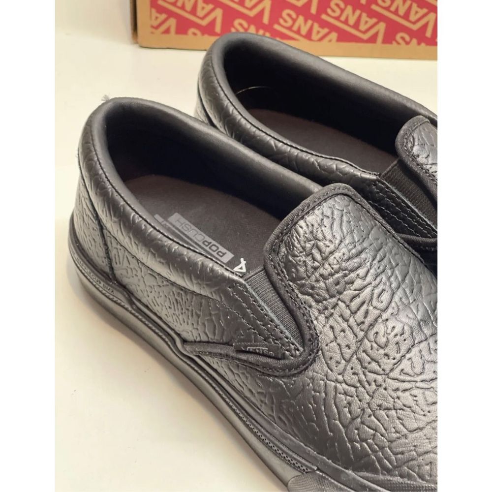 Vans Slip On Sneakers BMX Courage Adam’s Men’s Size 11.5 Black New - Picture 10 of 11